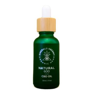 600mg Natural CBD Oil Bottle