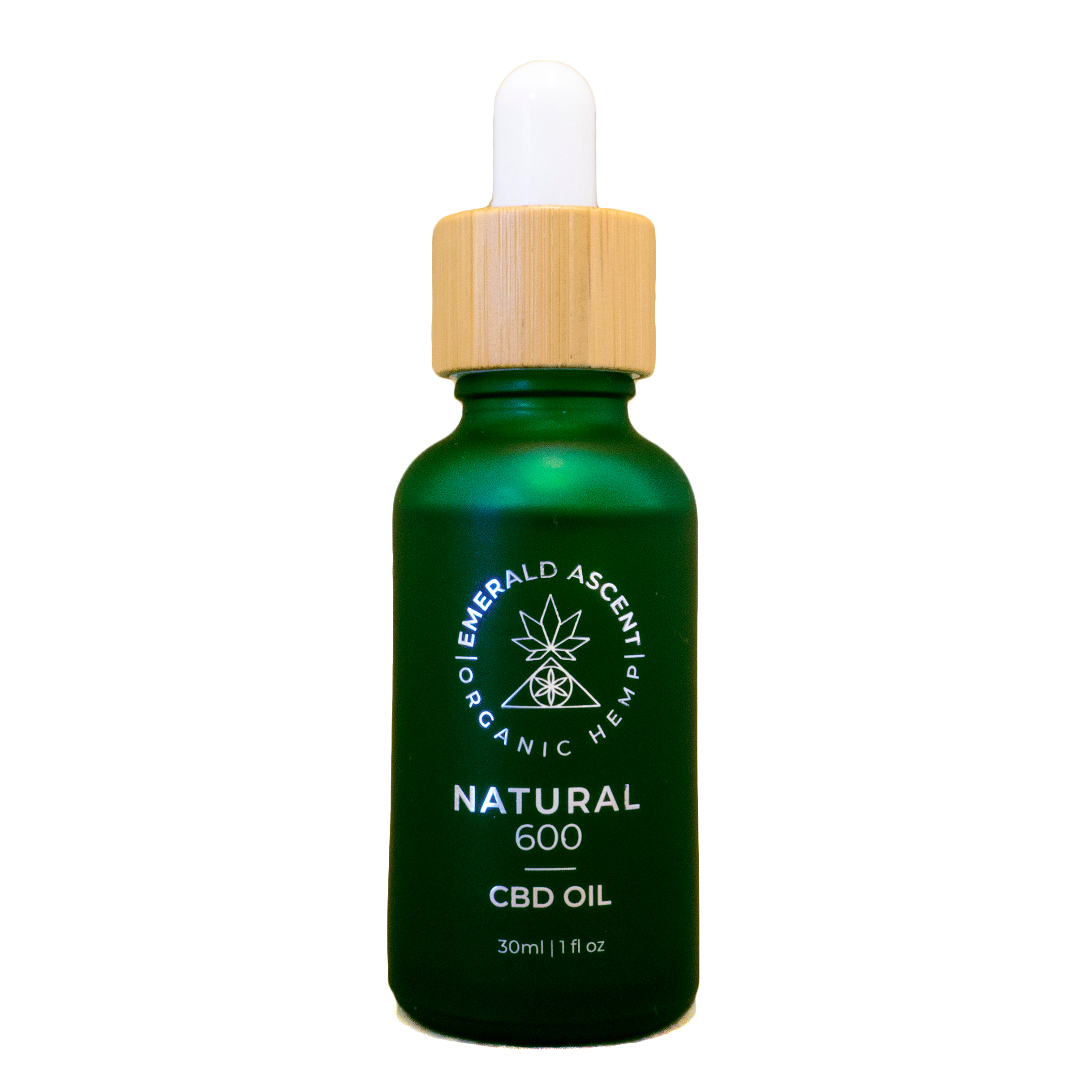 600mg Natural CBD Oil Bottle